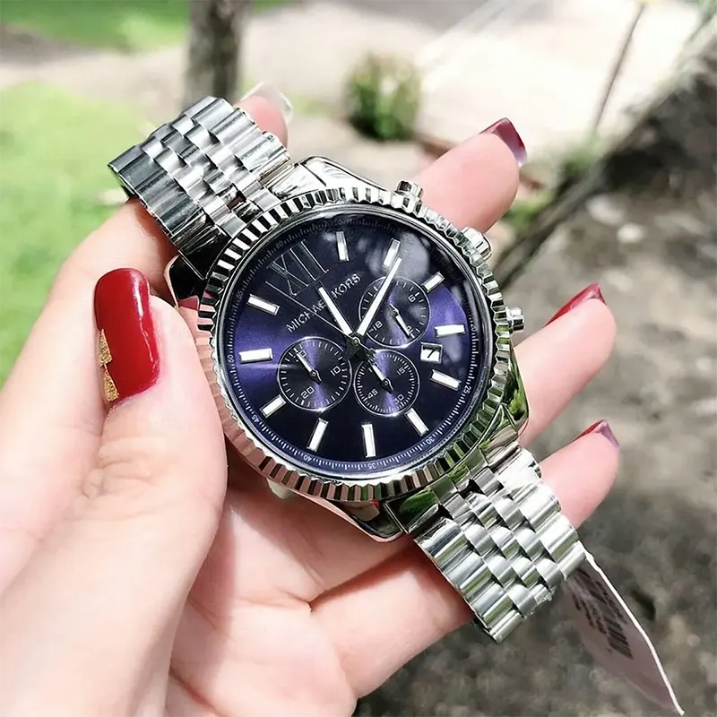 Michael Kors Lexington Blue Quartz Men's Watch- MK8280